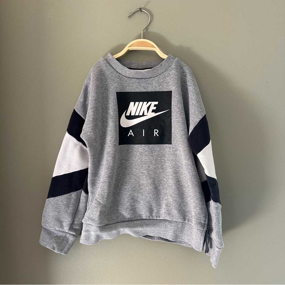 Nike Air Gray and Black Crewneck sweatshirt